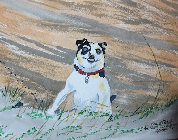 tim barraud watercolors dog oregon