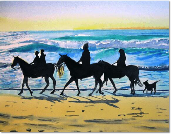 barraud watercolors beach
