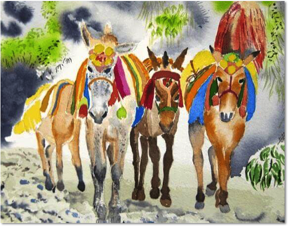 nepal tim barraud paintings