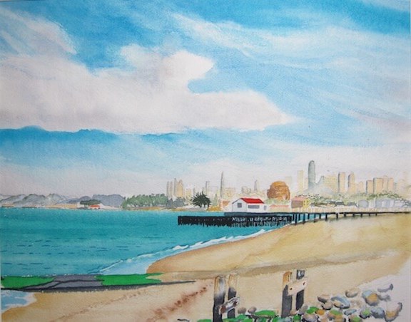 tim barraud watercolors san francisco